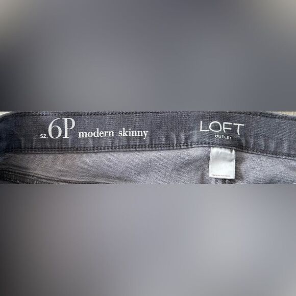 NWOT … LOFT OUTLET “Size: 6P” Modern Skinny Jeans - Picture 6 of 6